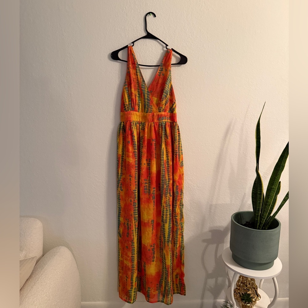 Elegant Multicolor Maxi Dress